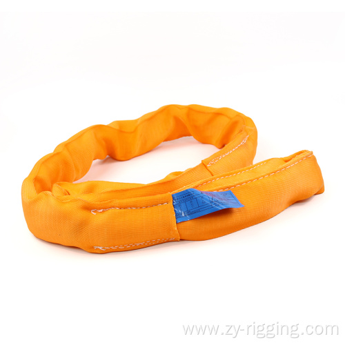 50tons heavy heavy duty polyester soft round sling